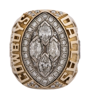 1993 Dallas Cowboys Super Bowl XXVIII Champions Player Ring - Presented To Joe Fishback
